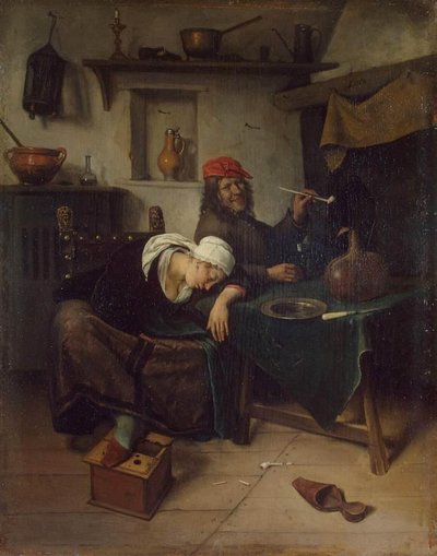 The Drinker by Jan Havickszoon Steen
